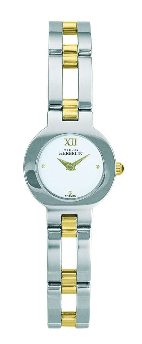 MICHEL HERBELIN Stainless Steel Bracelet Two tone Ladies Watch 17021_BT11 ** R 6,000-00 ***
