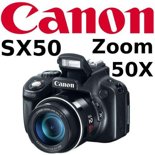 Canon PowerShot SX50 HS -IMAGE STABILIZER -  WORLD'S FIRST COMPACT 50X ZOOM - FULL HD DIGITAL CAMERA