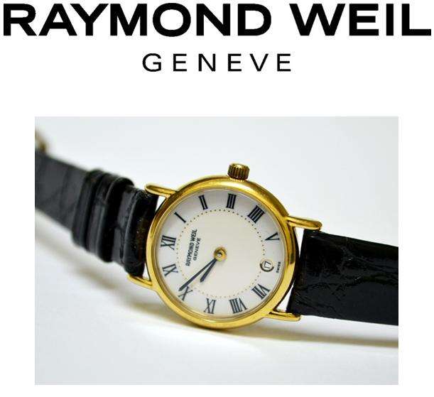 RAYMOND WEIL 18K GOLD ELECTRO PLATED WOMEN'S WATCH *** RAYMOND WEIL *** MINT