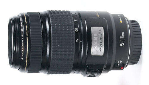 Canon EF 75-300mm ULTRASONIC IMAGE STABILIZER ZOOM LENS- Fits 350D 400D D1 450D 1000D 550D 50D ETC