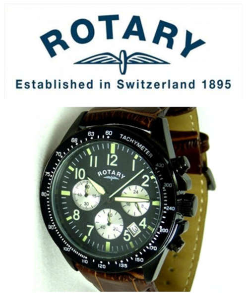 ROTARY FLIGHTMASTER - TACHYMETER - MEN'S WATCH - LATEST MODEL *** BRAND NEW *** GRAB A BARGAIN !!!!