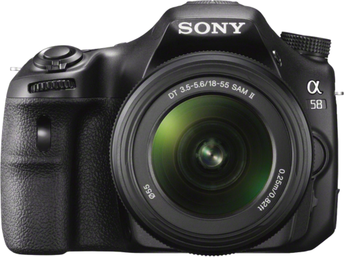 20.1 MEGAPIXELS KIT [ HIGH DEFINITION ] - SONY ALPHA SLT-A58 DIGITAL SLR CAMERA + 18-55 SAL ii LENS