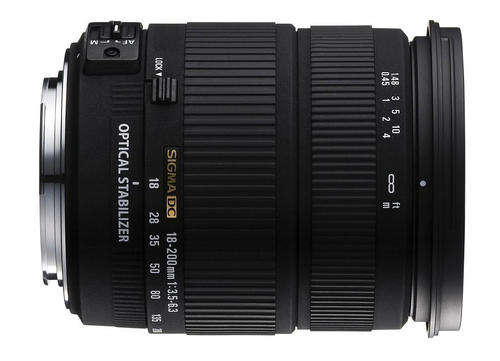 SIGMA 18-200mm F3.5-6.3 DC OS HSM for NIKON DSLR Cameras - OPTICAL STABILIZER