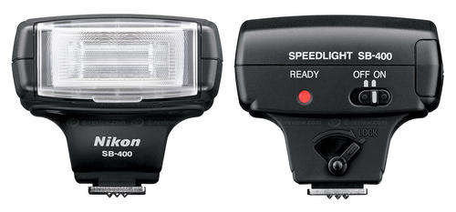 Nikon SB-400 Speedlight Flash for Nikon DSLR Cameras - With POUCH