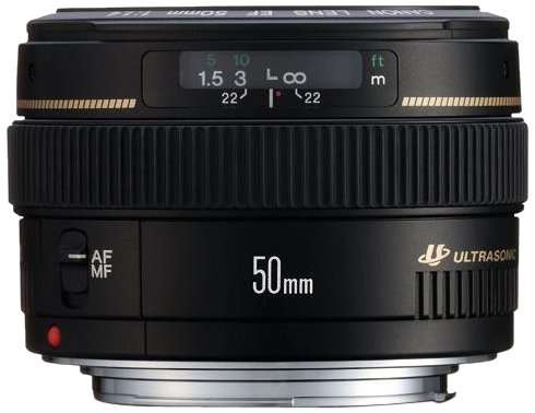 Canon EF 50mm f/1.4 Lens USM Ultrasonic - Fits 350D 400D D1 450D 1000D 550D 50D - all Canon DSLRs