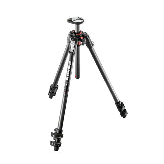 MANFROTTO 190CXPRO3 3-SECTION PRO CARBON FIBER Tripod + 804RC2 HEAD
