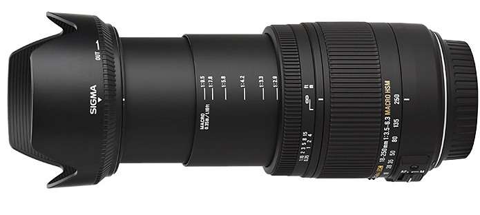 SIGMA DC 18-250mm F3.5-6.3 OS MACRO HSM for CANON DSLR Cameras - OPTICAL STABILIZER