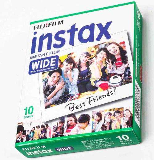Fujifilm Fuji Instax Wide 210 200 100 300 Polaroid Instant Camera Film - Box of 10 films