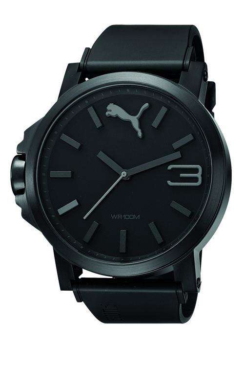 PUMA Men's PU102941001 Ultrasize BLACK Sport Watch Fashion Quartz  - BRAND NEW *** PUMA ***