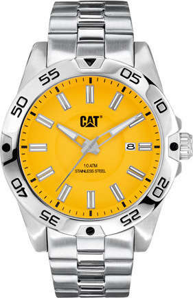 Caterpillar Level Stainless Steel Bracelet CAT Bold Men's Watch IN14111727 - Brand New in Box