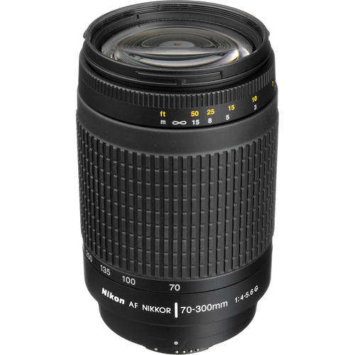 Nikon AF Nikkor 70-300mm f/4-5.6 G Telephoto Zoom lens for Nikon DSLR Cameras