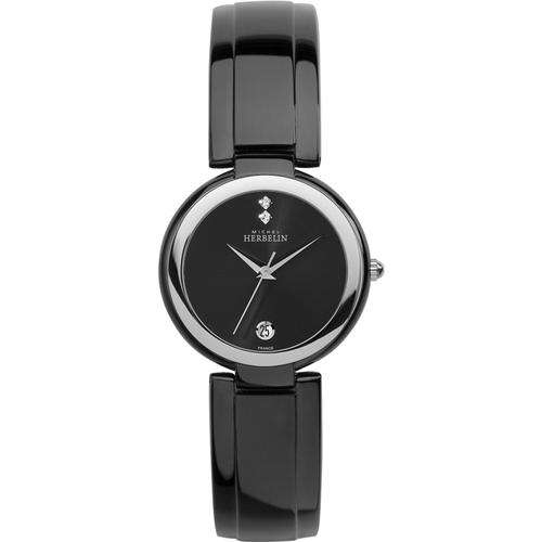 Michel Herbelin 14262-BN54 Ladies Corynthe Black Steel Bracelet Watch *** 2016 SPECIALS ***