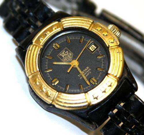 TAG Heuer TRISTAR Ladies 200M - Quartz Watch ### VERY RARE BLACK DIAL ### Collector's Dream