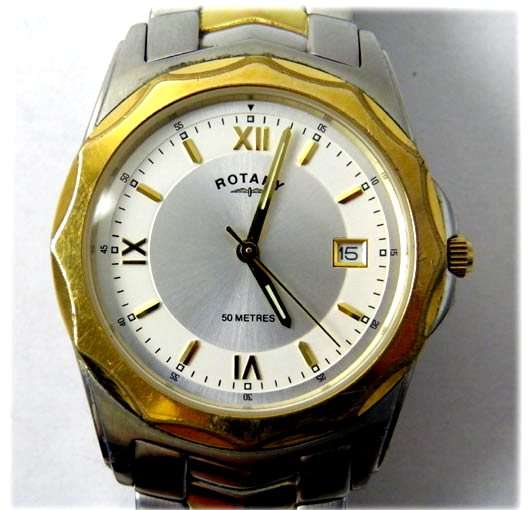 ROTARY MEN'S QUARTZ WATCH - 2 TONE - SINCE 1895