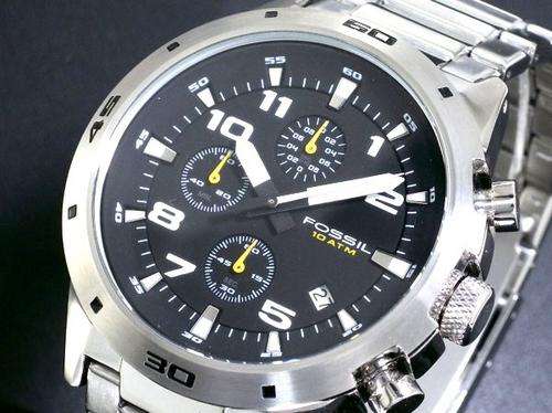 AUTHENTIC FOSSIL MULTI DIAL WATCH - Great condition CH-2517