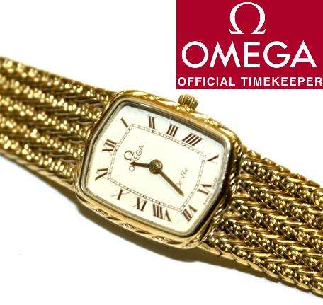 Omega De Ville Gold plated Quartz Ladies Watch - Swiss Made