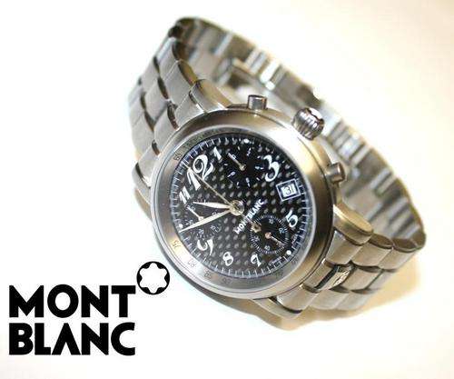 Montblanc Meisterstuck Star Chronograph Watch - MONT BLANC in Wooden Box
