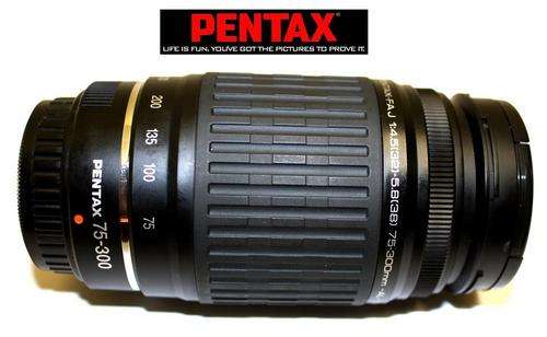 PENTAX 75-300mm - SMC PENTAX - FA J TELEPHOTO ZOOM f4.5-5.8 AL LENS