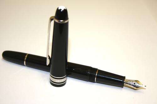 Mont Blanc Meisterstuck Pen + Mont Blanc Ink bottle