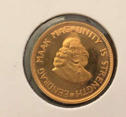 Proof Gold 1R and 2R Twinset with box  1983