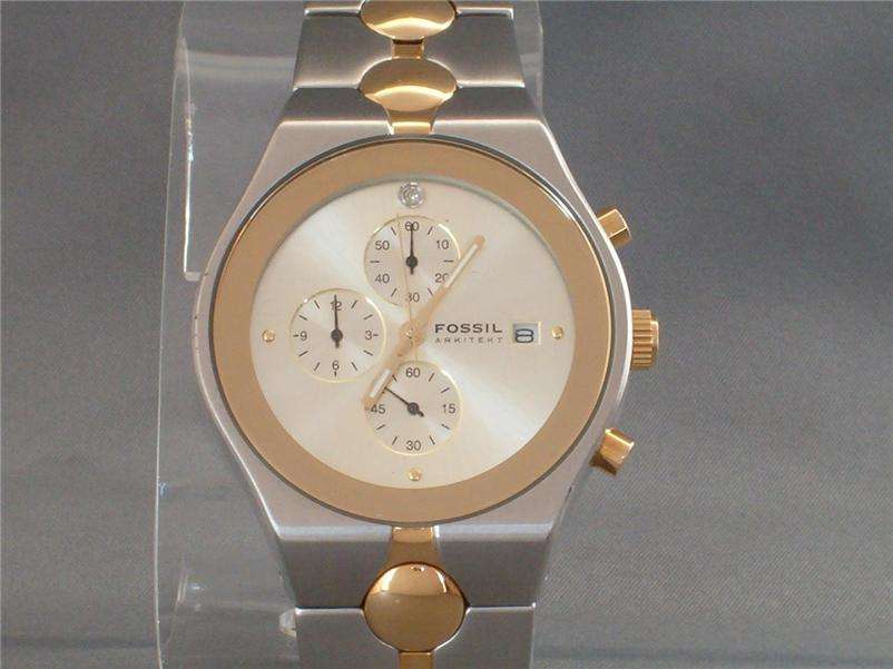 Fossil Arkitekt Bentley Men Champagne Two Tone FS2934