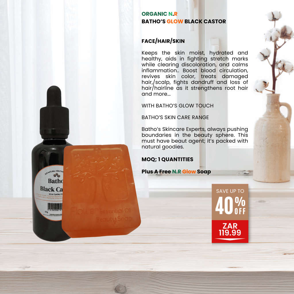 Batho Glow Black Castor + Free Glow Soap