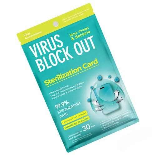 VIRUS DISINFECTANT CARD
