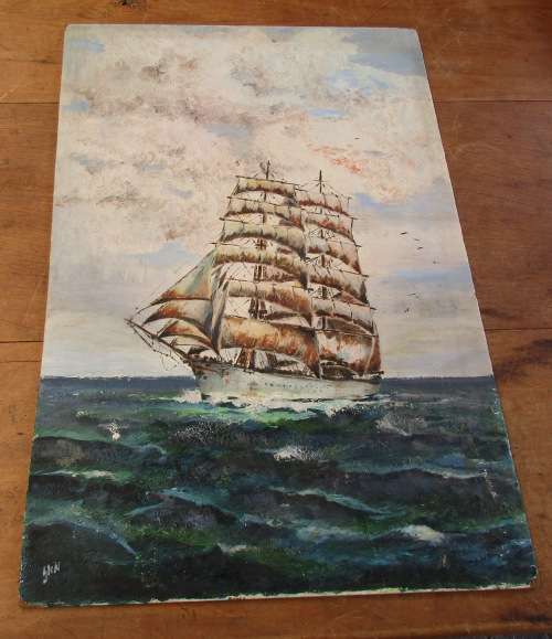 OIL ON BOARD SAILING SHIP