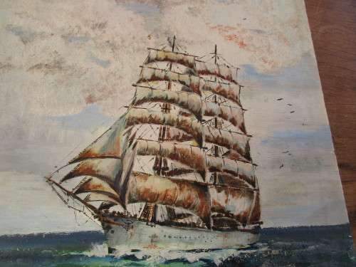 OIL ON BOARD SAILING SHIP