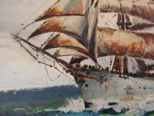 OIL ON BOARD SAILING SHIP