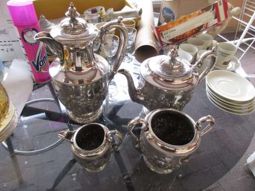 FOUR PIECE AKIN BROTHERS TEA SET  1923-1955