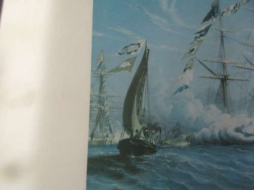 BEAUTIFUL PRINT OF HMS EURYLUS TABLE BAY 19TH OF SEPTEMBER 1860