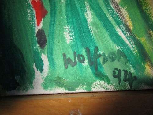 OIL ON CANVAS  WOLFSON 1994 ORIENTAL LADIES