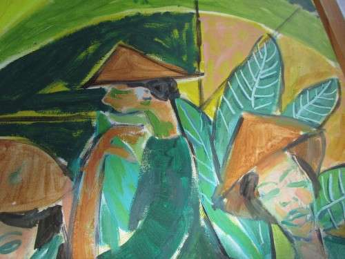 OIL ON CANVAS  WOLFSON 1994 ORIENTAL LADIES