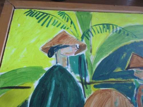 OIL ON CANVAS  WOLFSON 1994 ORIENTAL LADIES