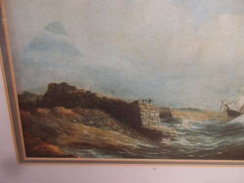 PRINT S OF THE SHIPWRECK OF THE DIANA AND A WRECK IN TABLE BAY AFTER THOMAS BAINES