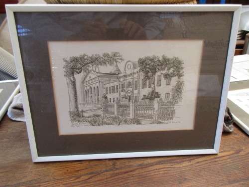 BEAUTIFUL SKETCH GROOTE KERK AND OLD SUPREME COURT R WARD