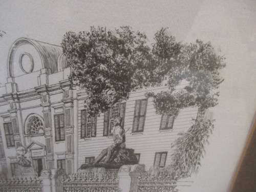 BEAUTIFUL SKETCH GROOTE KERK AND OLD SUPREME COURT R WARD