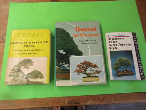 THREE BOOKS ON BONSAI !