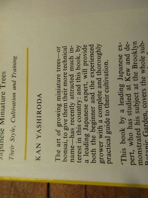 THREE BOOKS ON BONSAI !