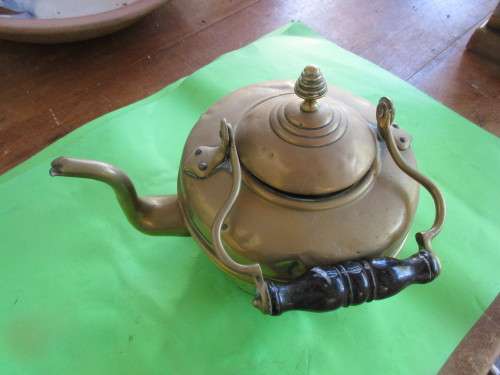 LOVELY OLD BRASS TEAPOT
