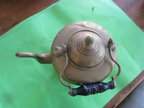 LOVELY OLD BRASS TEAPOT