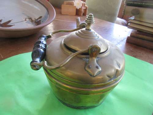 LOVELY OLD BRASS TEAPOT
