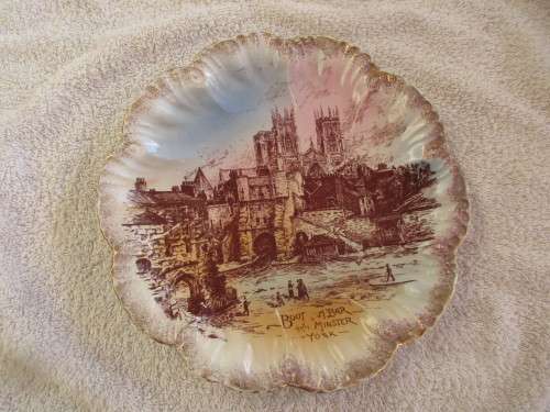 PLATE CELEBRATING YORK AND BOOT  MBAR