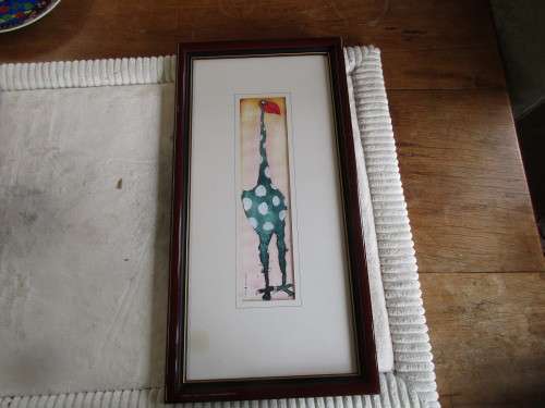 BEAUTIFUL SET 3 CRAIG MARRAN WATERCOLOURS OF OSTRICHES