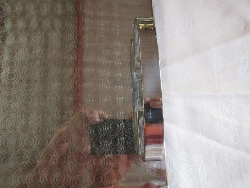 BEAUTIFUL HEAVY CHROME  1950'S TRAY