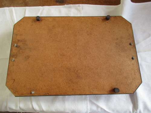 BEAUTIFUL HEAVY CHROME  1950'S TRAY