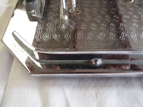 BEAUTIFUL HEAVY CHROME  1950'S TRAY