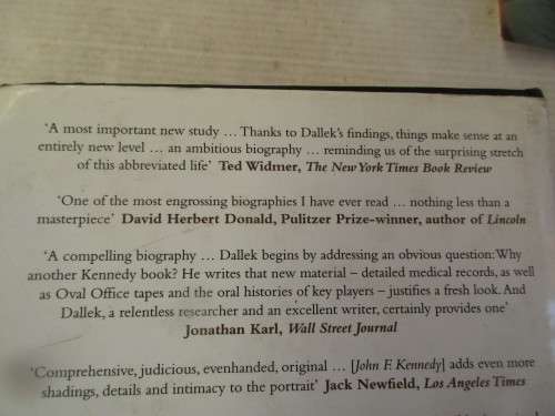 JOHN f KENNEDY AN UNFINISHED LIFE 1917-1963 FIRST EDITION 2003