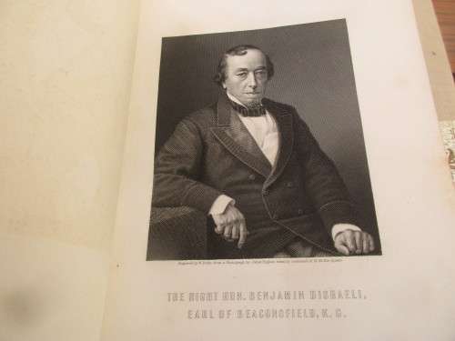 THE RIGHT HON BENJAMIN DISRAELI EARL OF BEACONSFIELD KG AND HIS TIMES 1882